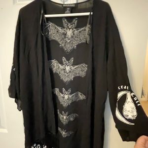 Size M/L Blackcraft Cult Kimono.  Never worn. Tassels are on bottom. Open only.